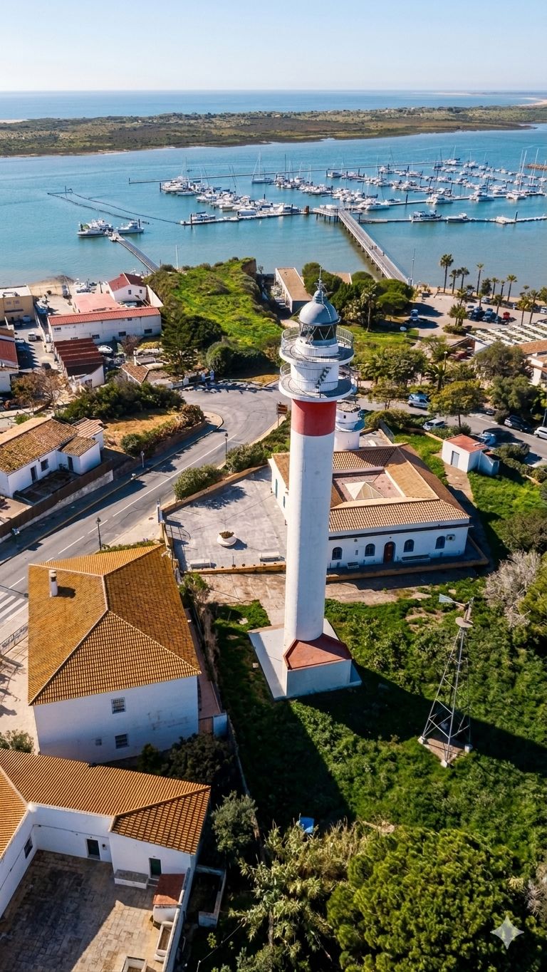 Faro de El Rompido en Huelva