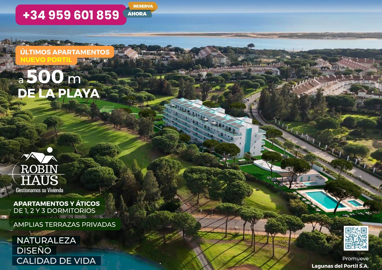 Promoción de obra nueva en Nuevo Portil, Huelva